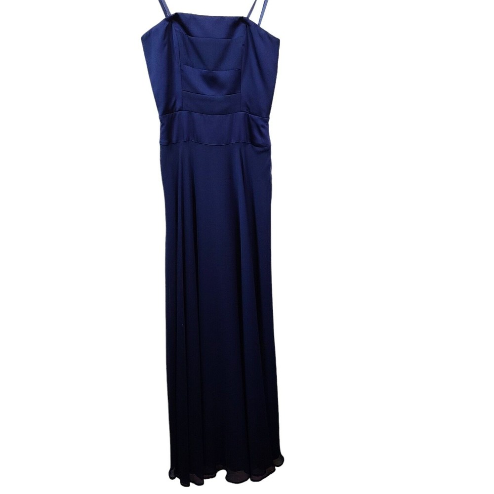 Max And Cleo Blue Strapless Maxi Dress Womens 0
